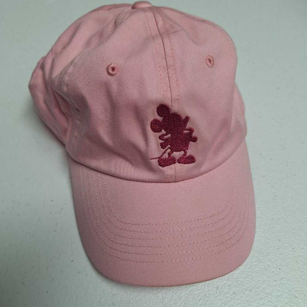 Walt Disney World‎ Mickey Pink Hat Youth Adjustable Cap Girl Princess Vacation